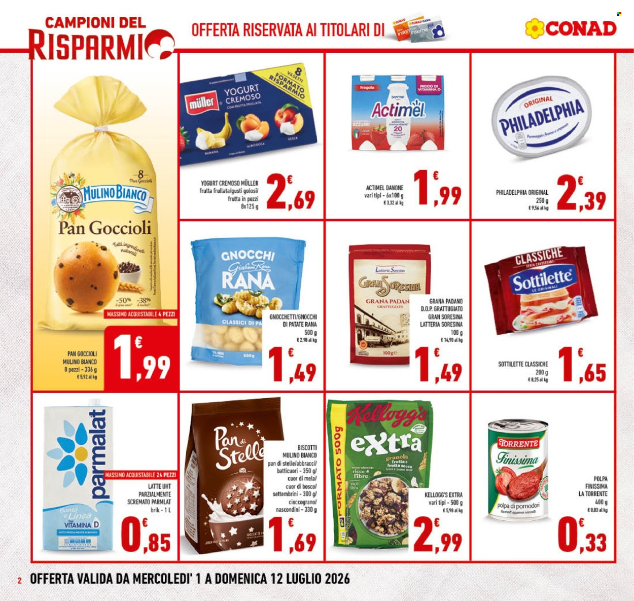 Volantino Conad - 1/7/2026 - 12/7/2026. Pagina 2