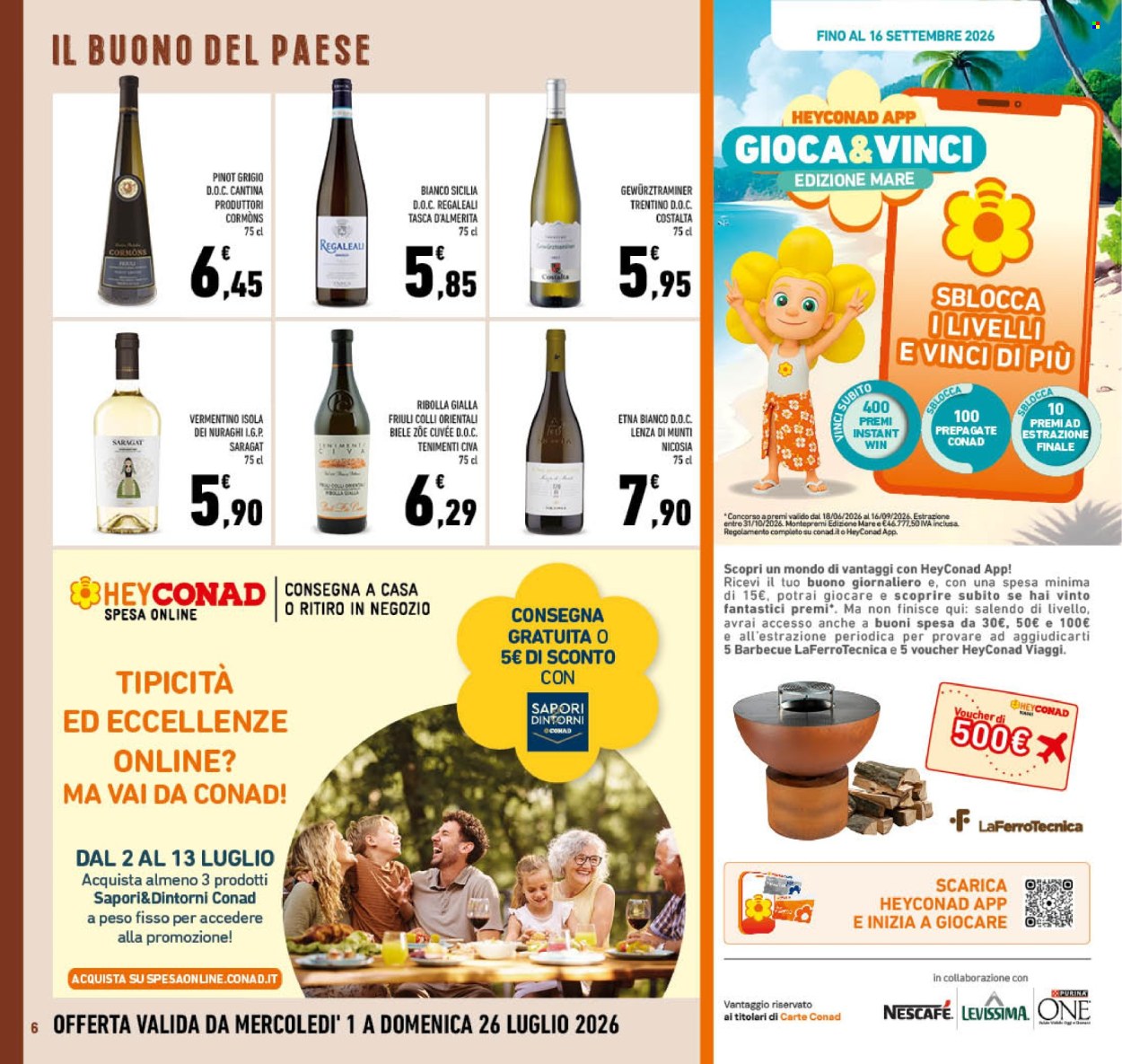 Volantino Conad - 1/7/2026 - 12/7/2026. Pagina 6