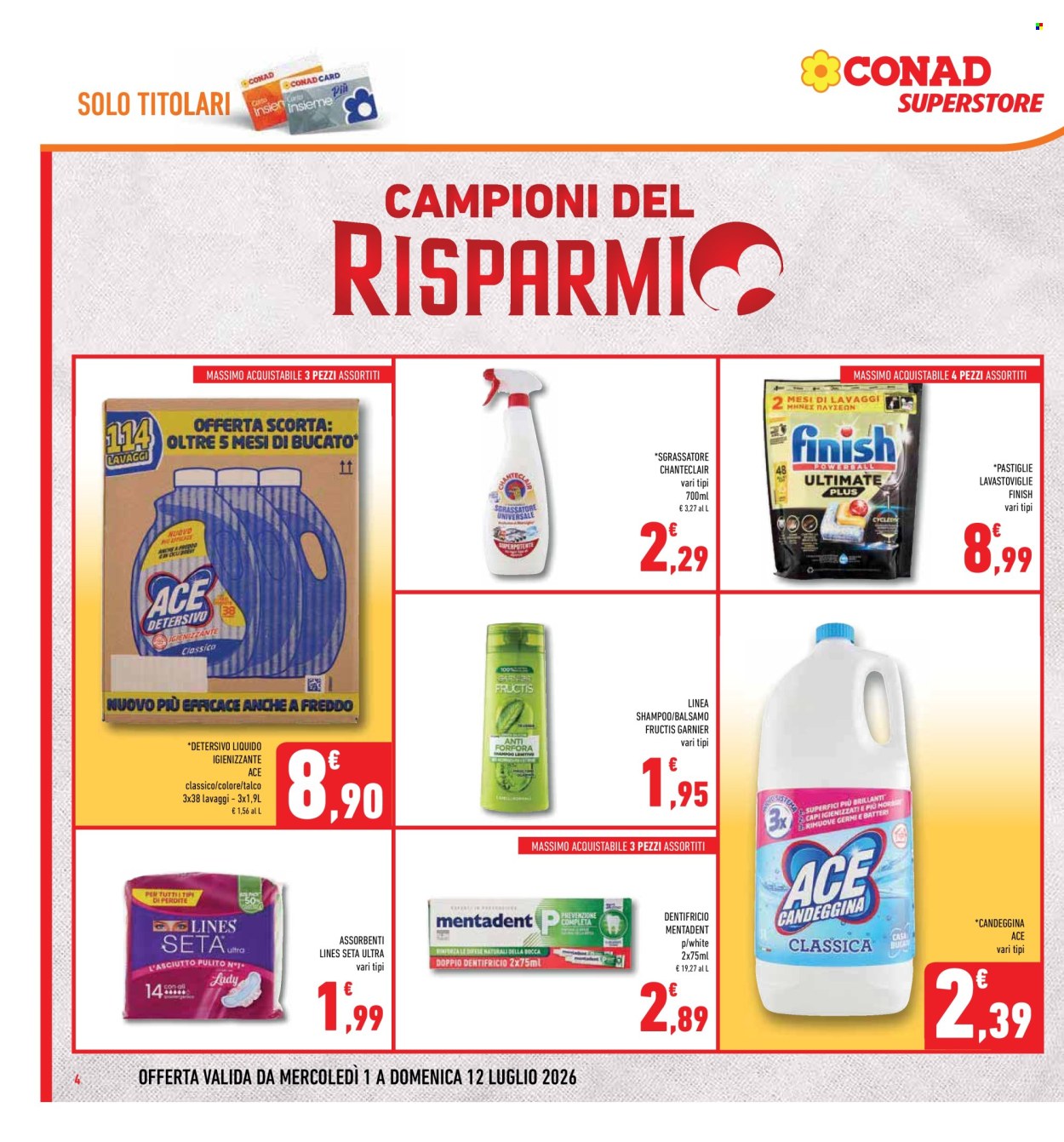 Volantino Conad Superstore - 1/7/2026 - 12/7/2026. Pagina 4