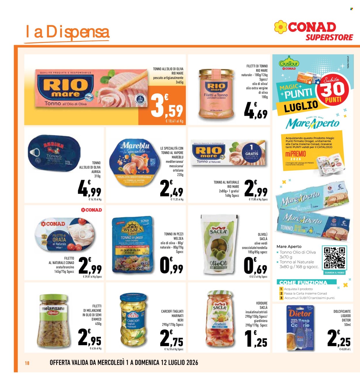 Volantino Conad Superstore - 1/7/2026 - 12/7/2026. Pagina 18