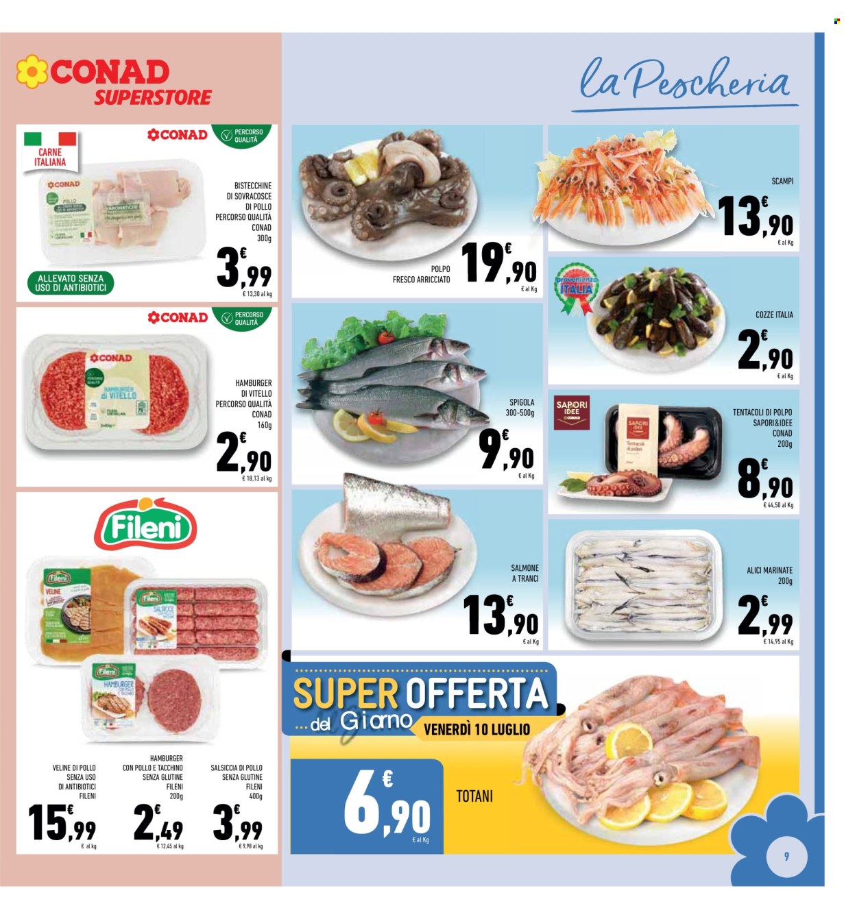 Volantino Conad - 1/7/2026 - 12/7/2026. Pagina 9