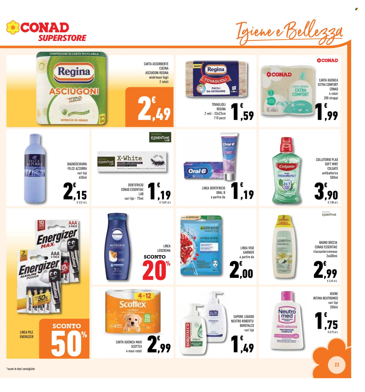 Volantino Conad - 1/7/2026 - 12/7/2026. Pagina 23