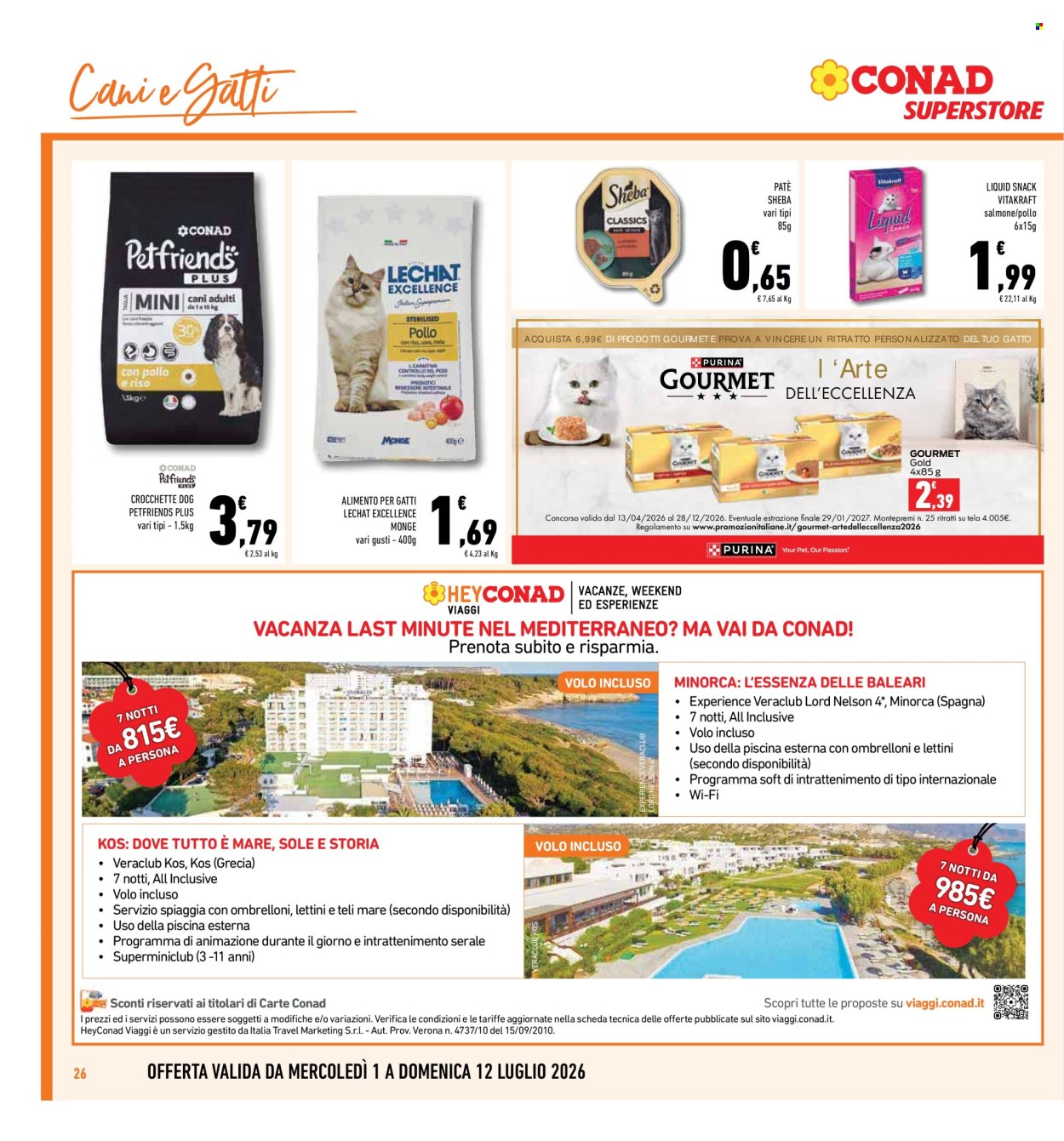 Volantino Conad - 1/7/2026 - 12/7/2026. Pagina 26