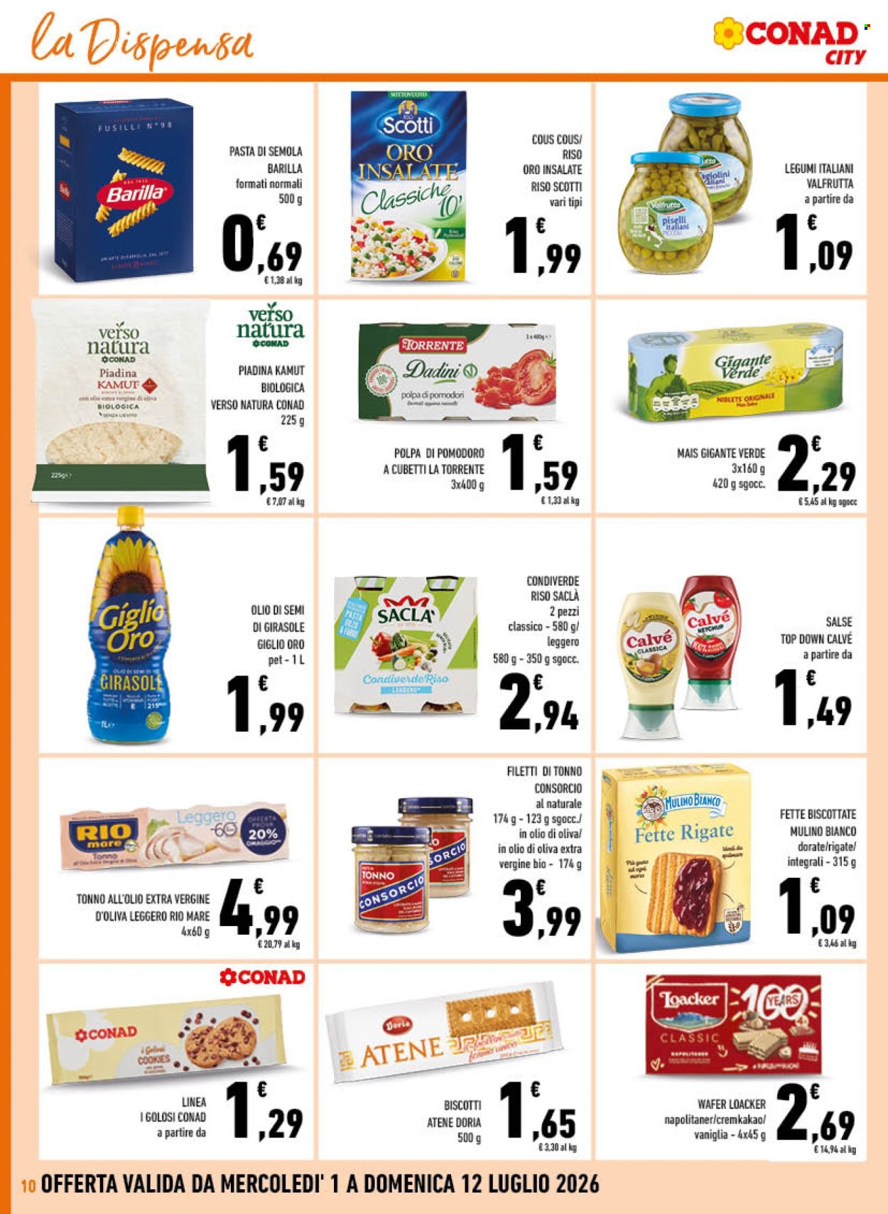 Volantino Conad - 1/7/2026 - 12/7/2026. Pagina 10