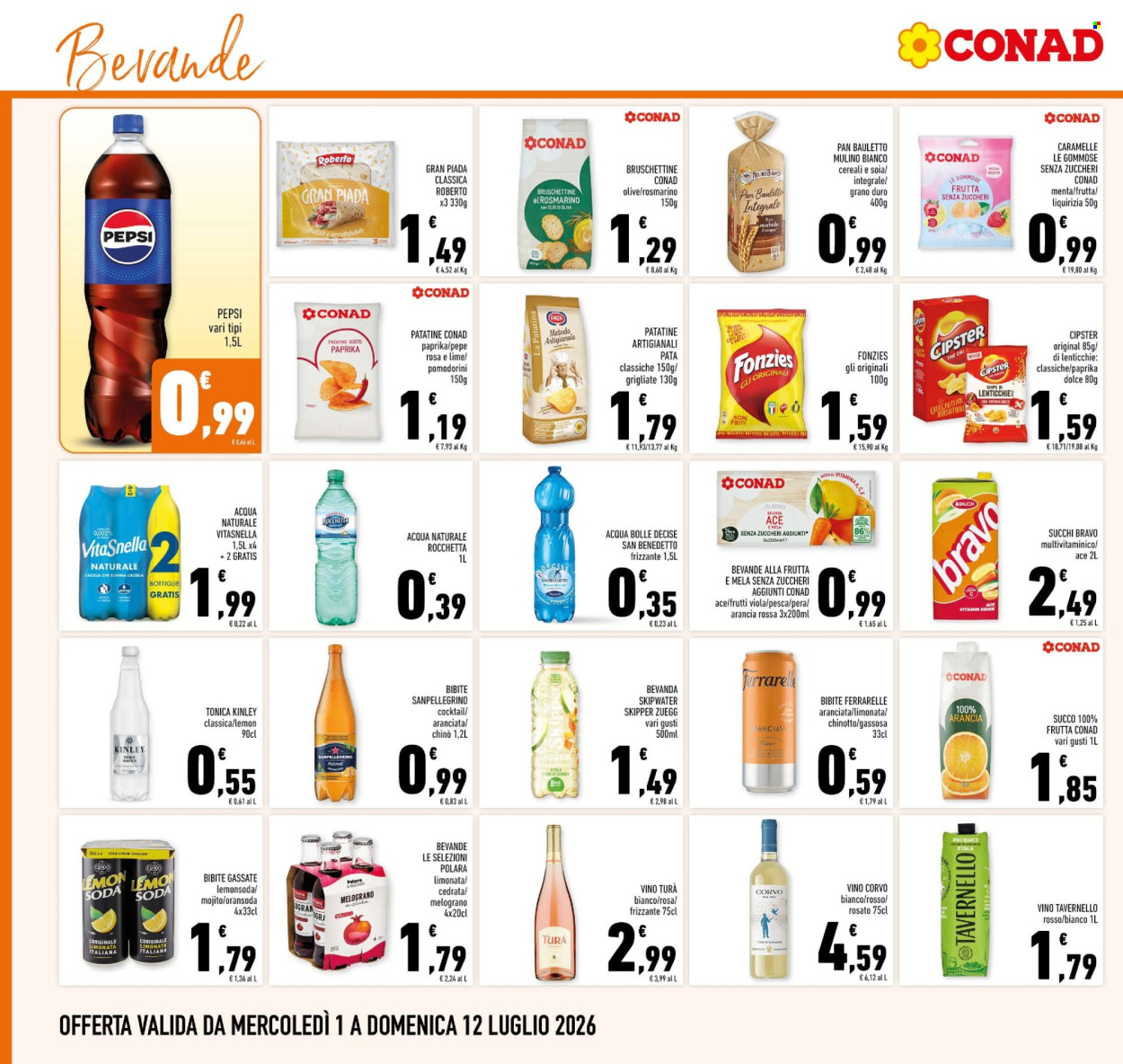 Volantino Conad - 1/7/2026 - 12/7/2026. Pagina 16