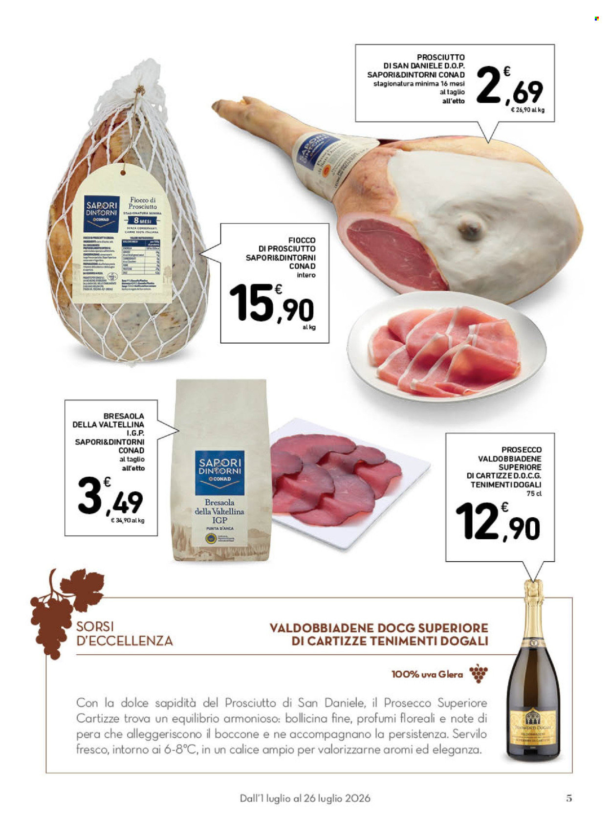 Volantino Conad - 1/7/2026 - 26/7/2026. Pagina 5