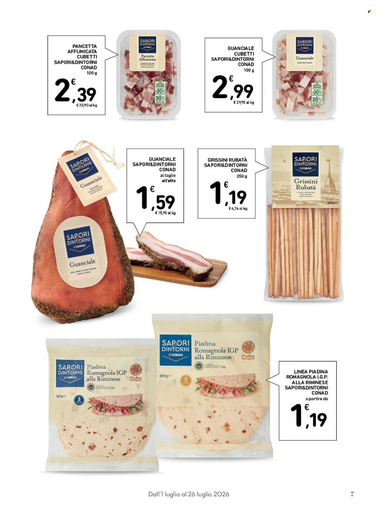 Volantino Conad - 1/7/2026 - 26/7/2026. Pagina 7