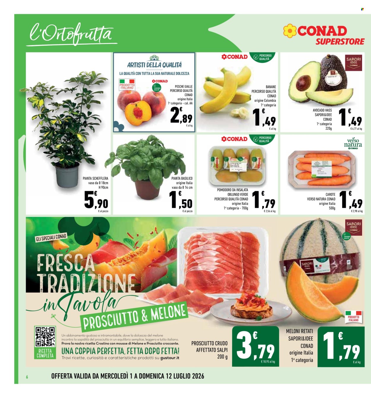 Volantino Conad Superstore - 1/7/2026 - 12/7/2026. Pagina 6