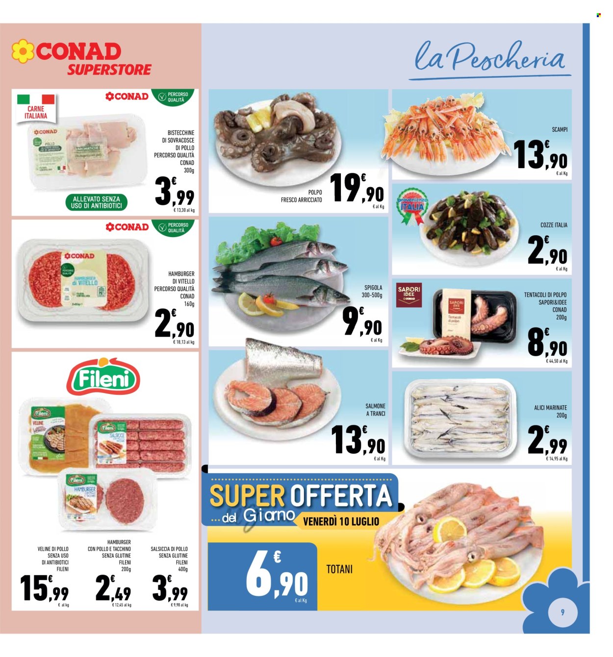 Volantino Conad Superstore - 1/7/2026 - 12/7/2026. Pagina 9