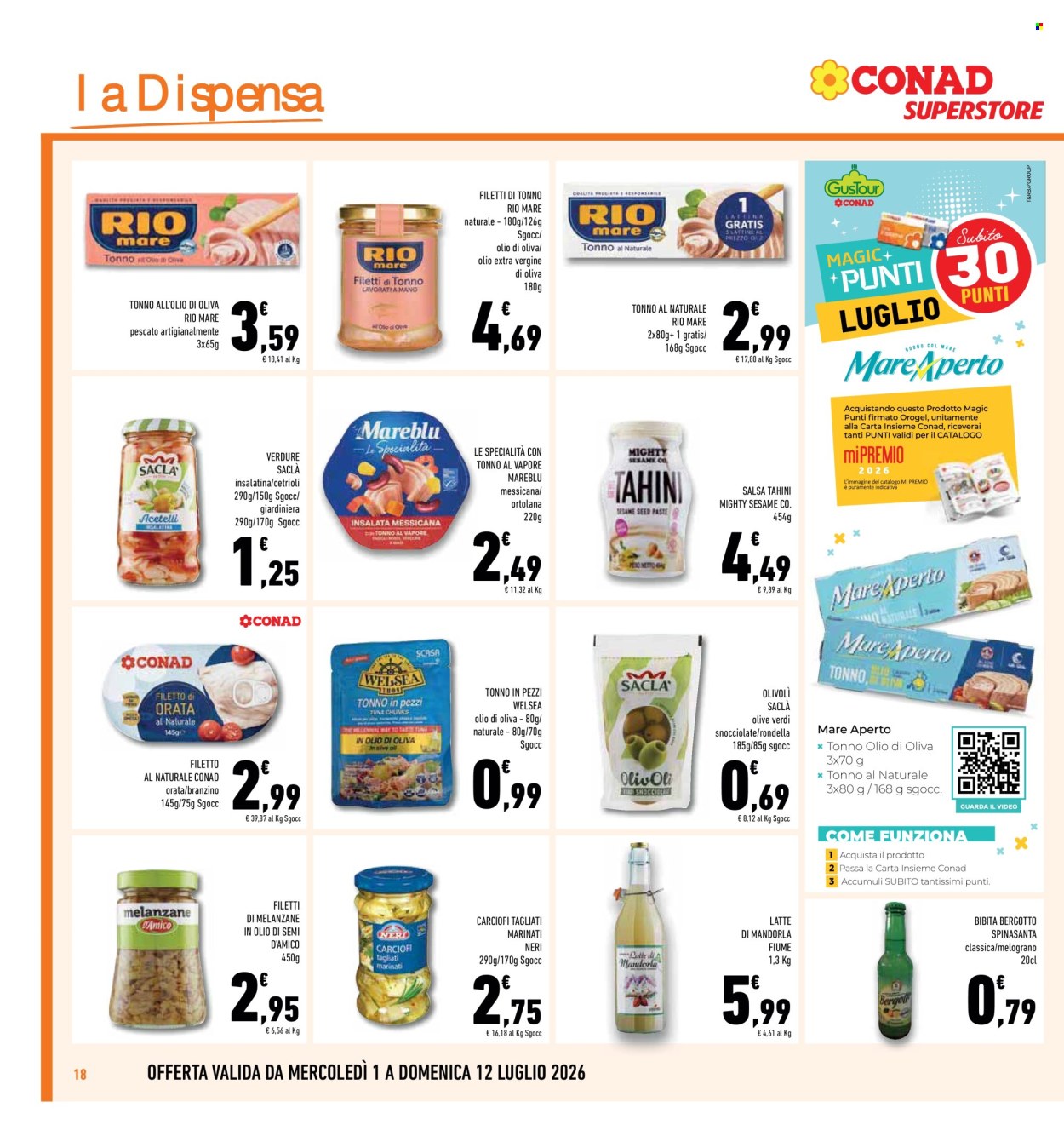 Volantino Conad Superstore - 1/7/2026 - 12/7/2026. Pagina 18