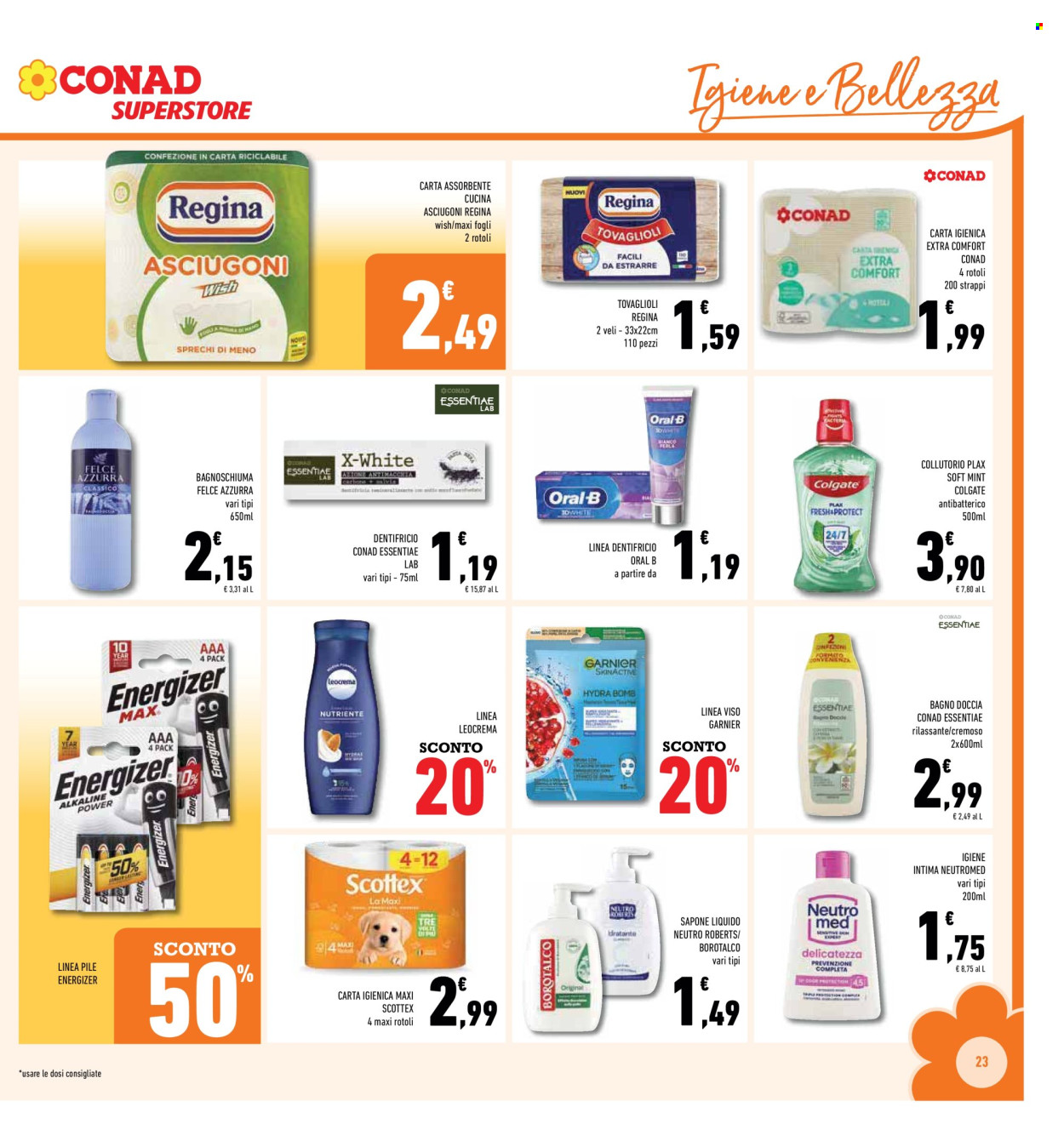 Volantino Conad Superstore - 1/7/2026 - 12/7/2026. Pagina 23