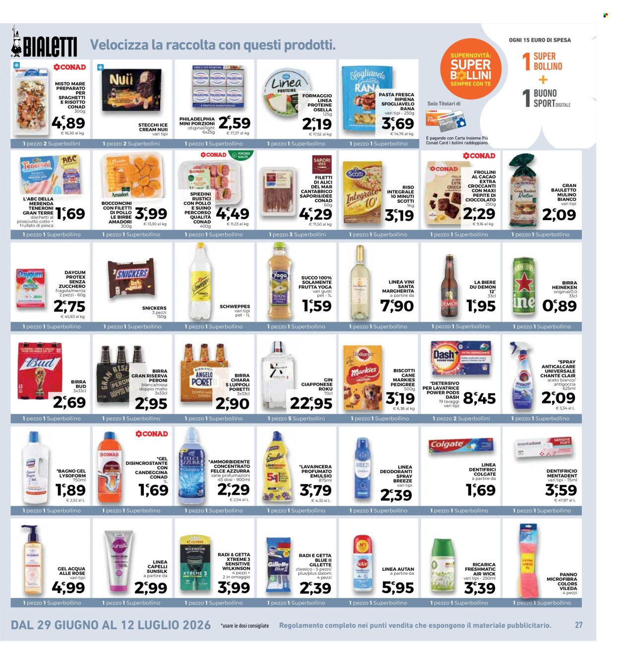Volantino Conad Superstore - 1/7/2026 - 12/7/2026. Pagina 27