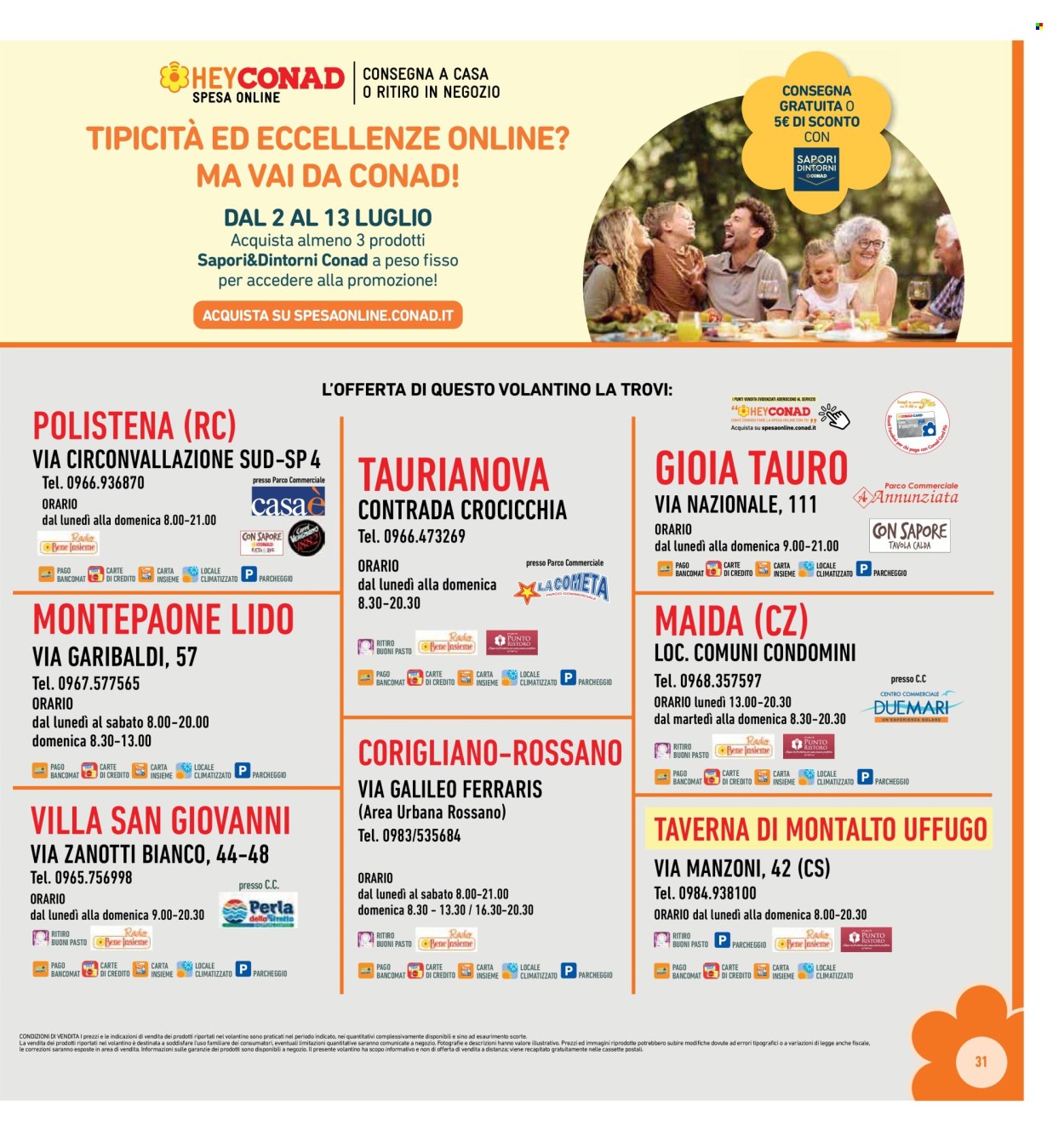 Volantino Conad Superstore - 1/7/2026 - 12/7/2026. Pagina 31