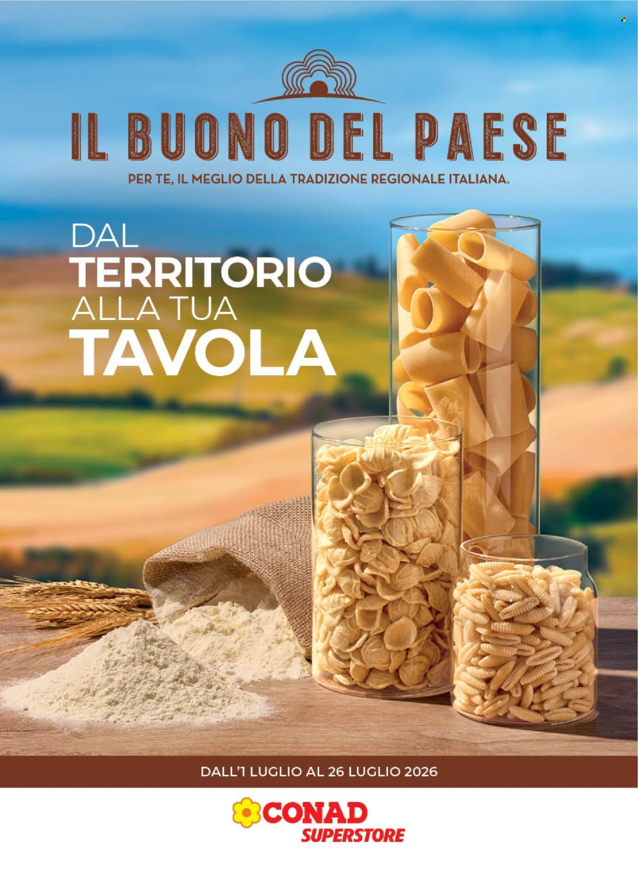 Volantino Conad Superstore - 1/7/2026 - 26/7/2026. Pagina 1