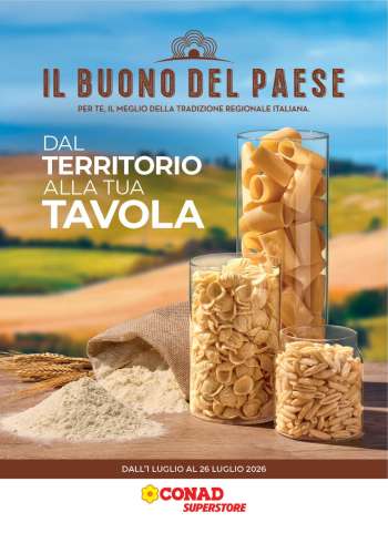 Volantino Conad Superstore - 1/7/2026 - 26/7/2026.