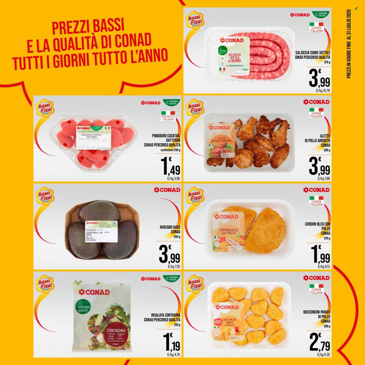 Volantino Spesa Facile Conad - 1/7/2026 - 31/7/2026. Pagina 2