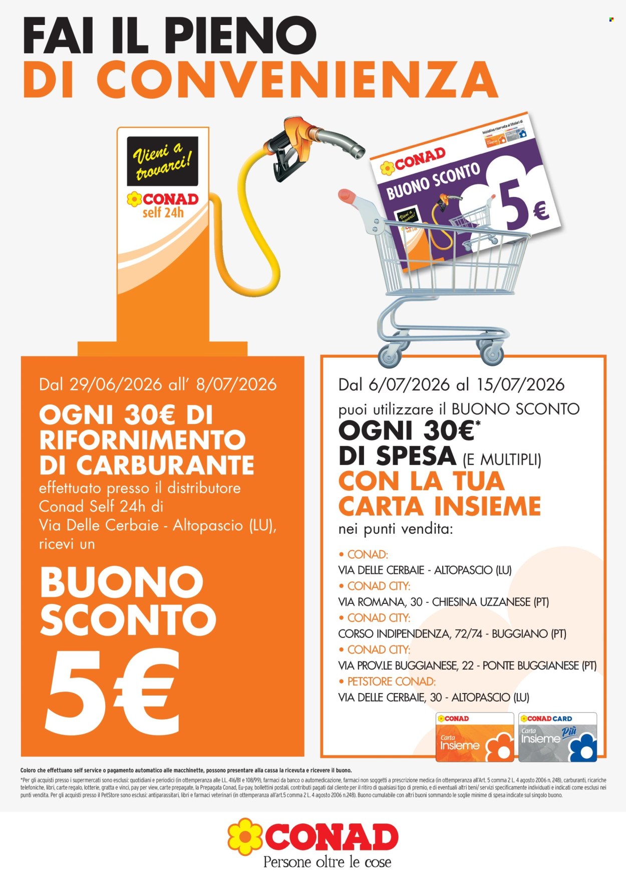 Volantino Conad - 29/6/2026 - 8/7/2026. Pagina 1