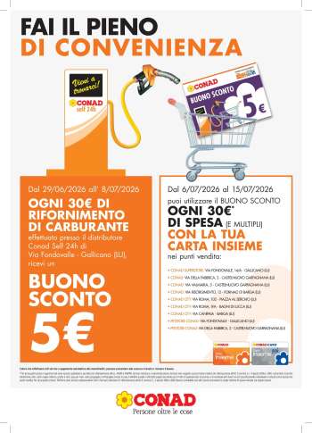 Volantino Conad - 29/6/2026 - 8/7/2026.