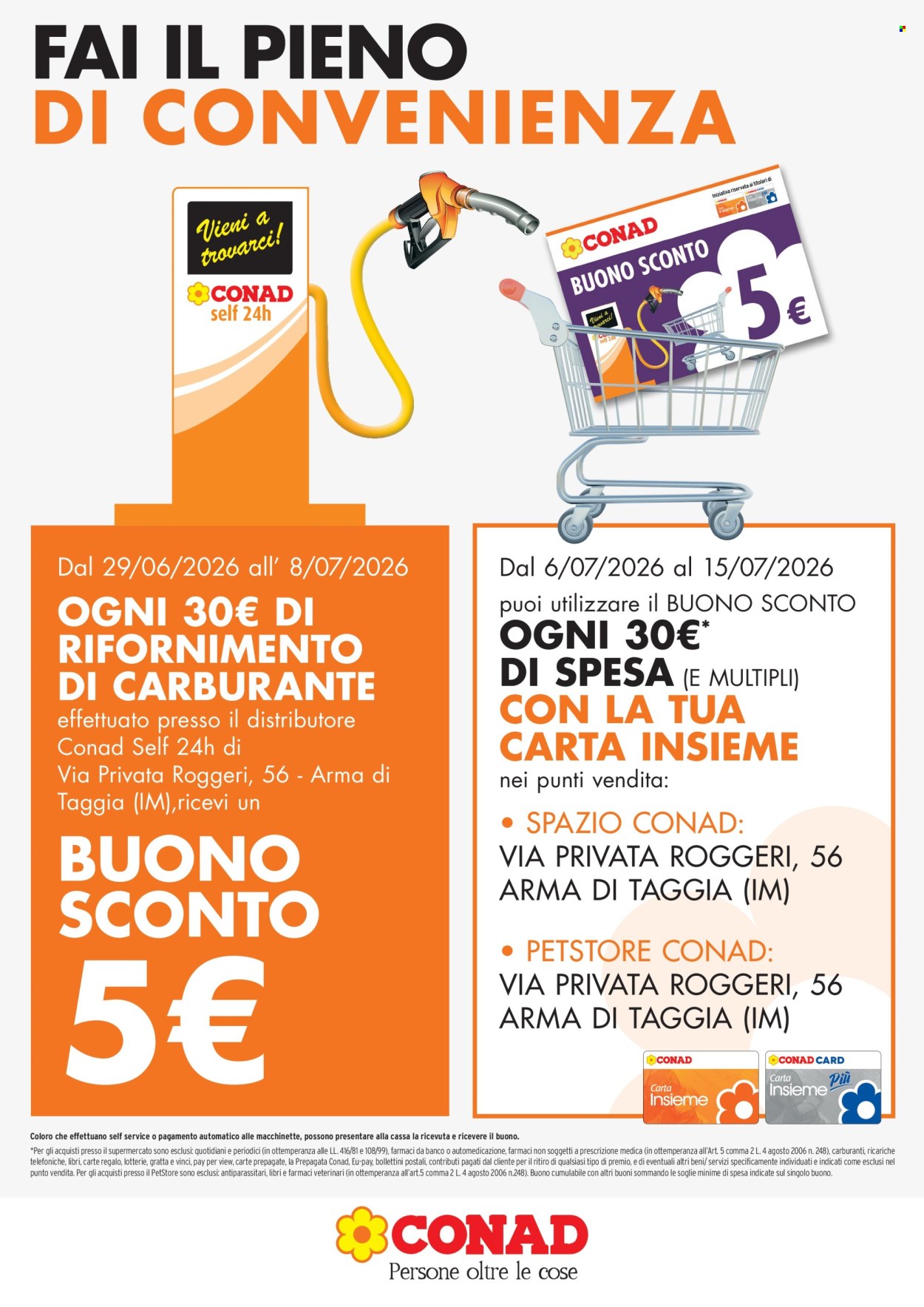 Volantino Conad - 29/6/2026 - 8/7/2026. Pagina 1