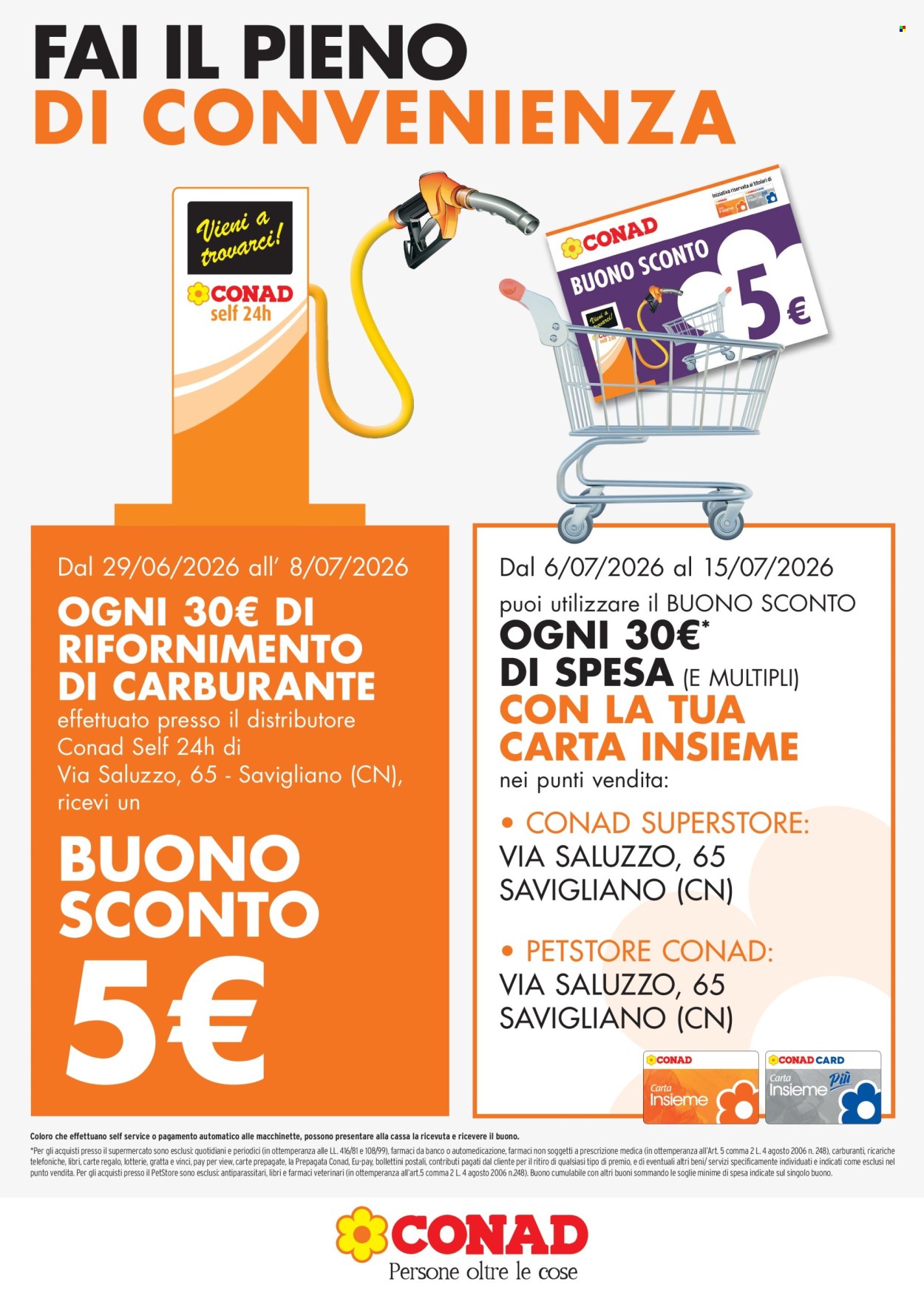 Volantino Conad - 29/6/2026 - 8/7/2026. Pagina 1
