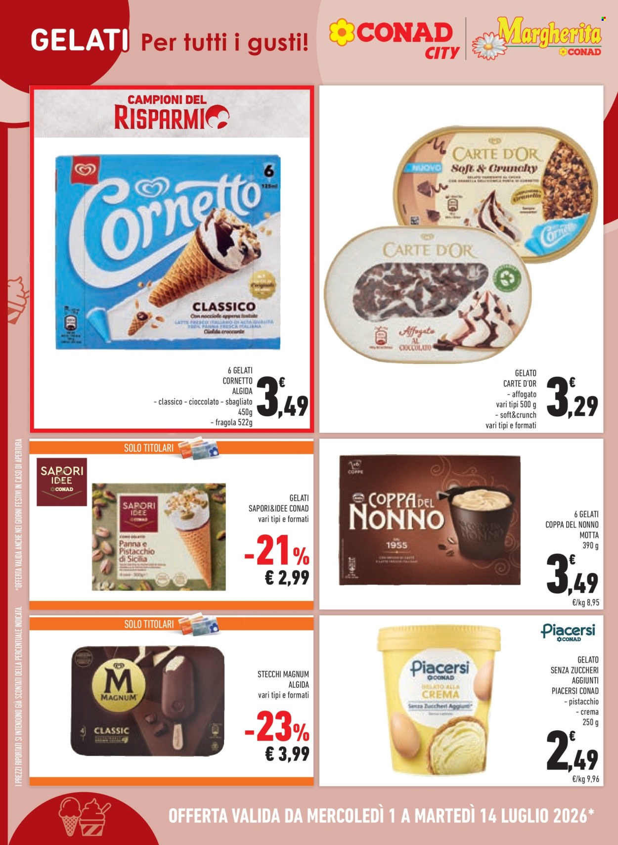 Volantino Conad - 1/7/2026 - 14/7/2026. Pagina 6