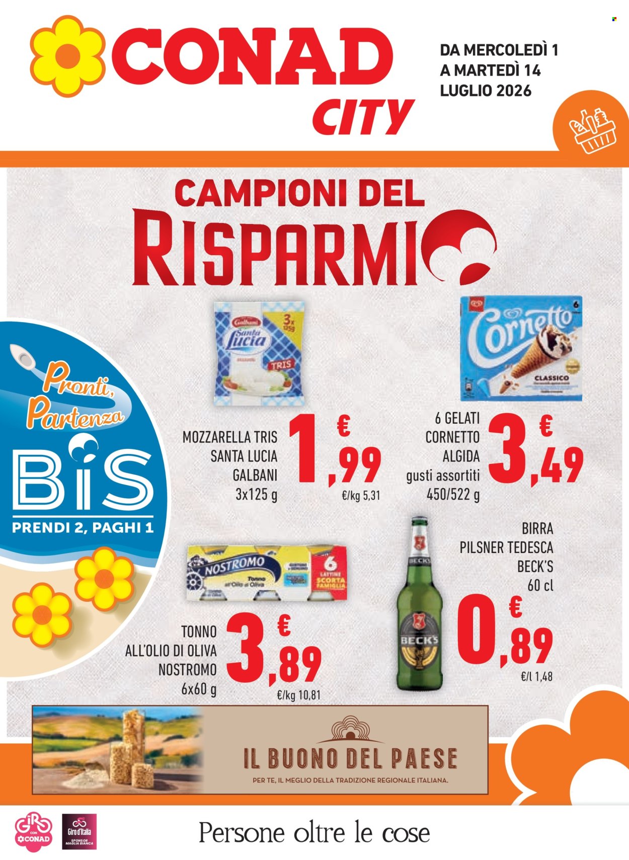 Volantino Conad - 1/7/2026 - 14/7/2026. Pagina 1