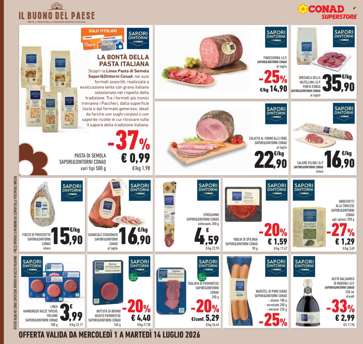 Volantino Conad Superstore - 1/7/2026 - 14/7/2026. Pagina 22