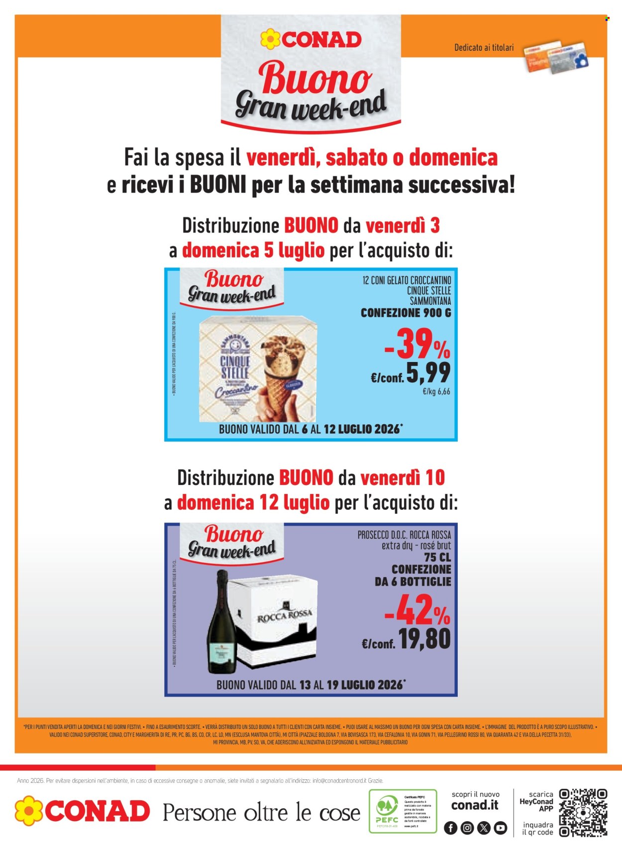 Volantino Margherita Conad - 1/7/2026 - 14/7/2026. Pagina 20