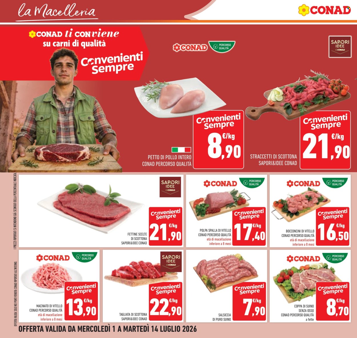 Volantino Conad - 1/7/2026 - 14/7/2026. Pagina 14