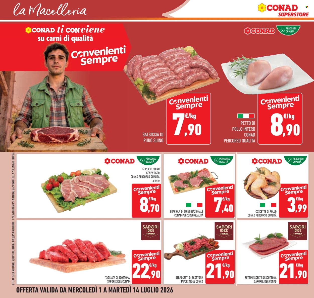 Volantino Conad Superstore - 1/7/2026 - 14/7/2026. Pagina 8
