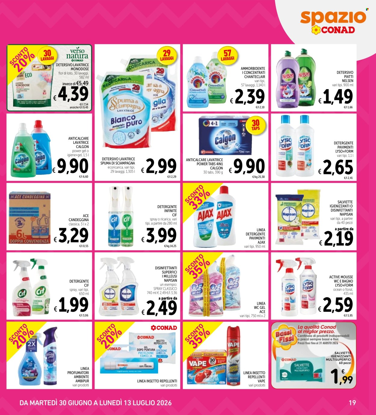 Volantino Spazio Conad - 30/6/2026 - 13/7/2026. Pagina 19