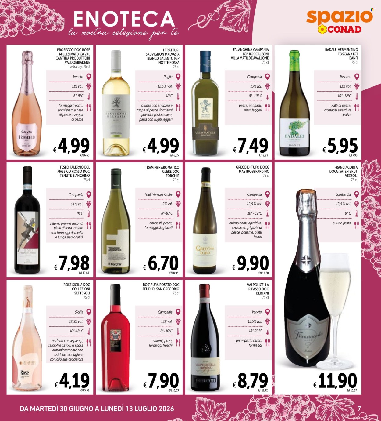 Leták Spazio Conad - 30.6.2026 - 13.7.2026. Strana 7