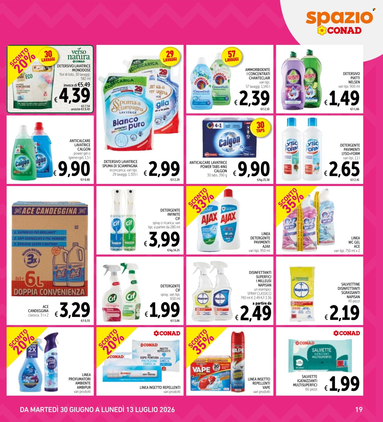 Volantino Spazio Conad - 30/6/2026 - 13/7/2026. Pagina 19