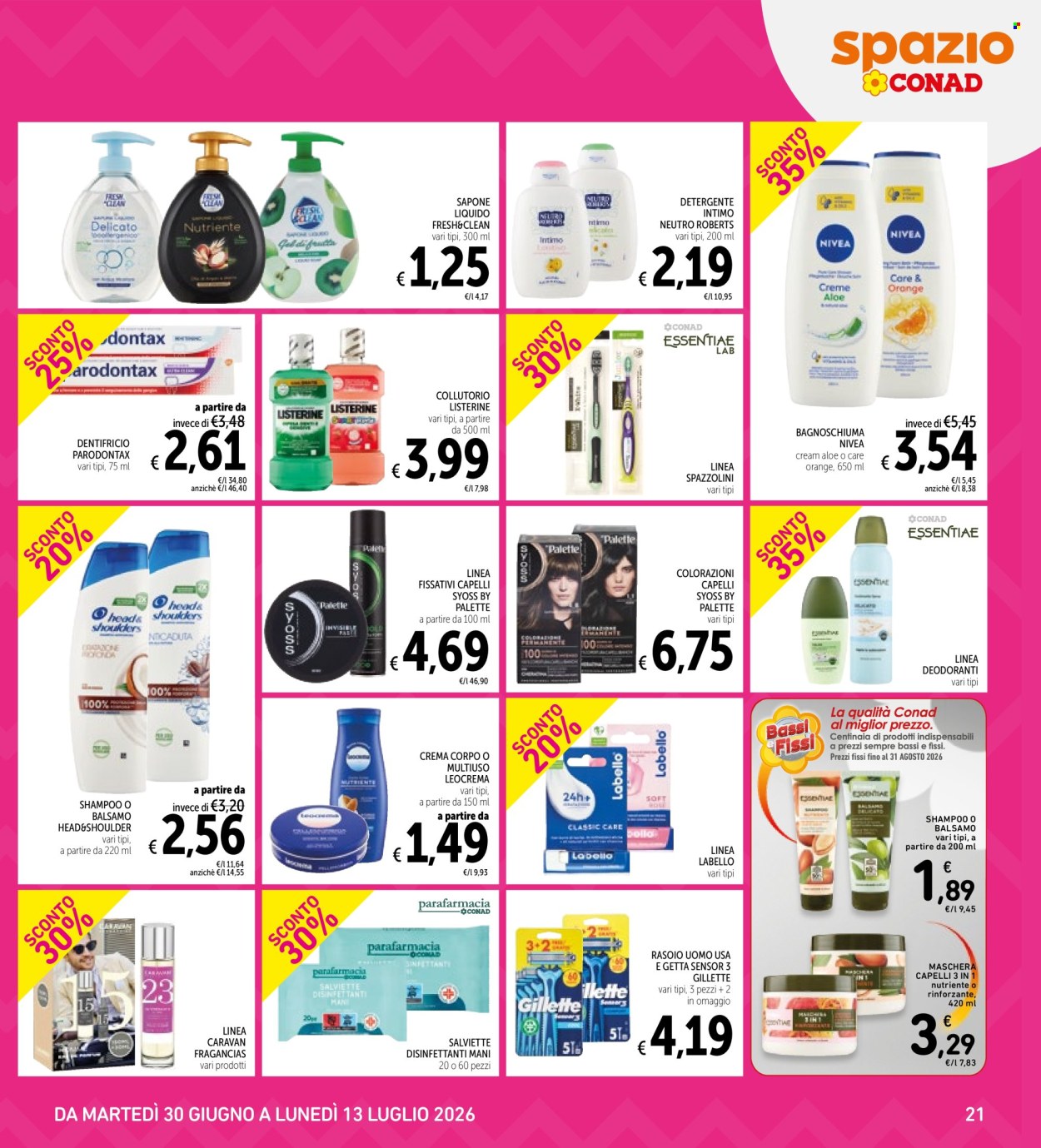 Leták Spazio Conad - 30.6.2026 - 13.7.2026. Strana 21