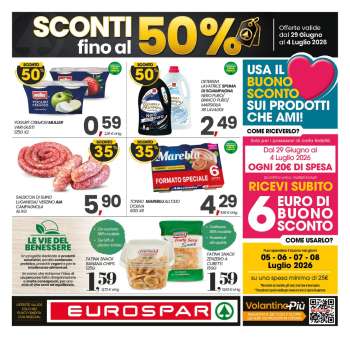 Volantino Eurospar - 29/6/2026 - 4/7/2026.