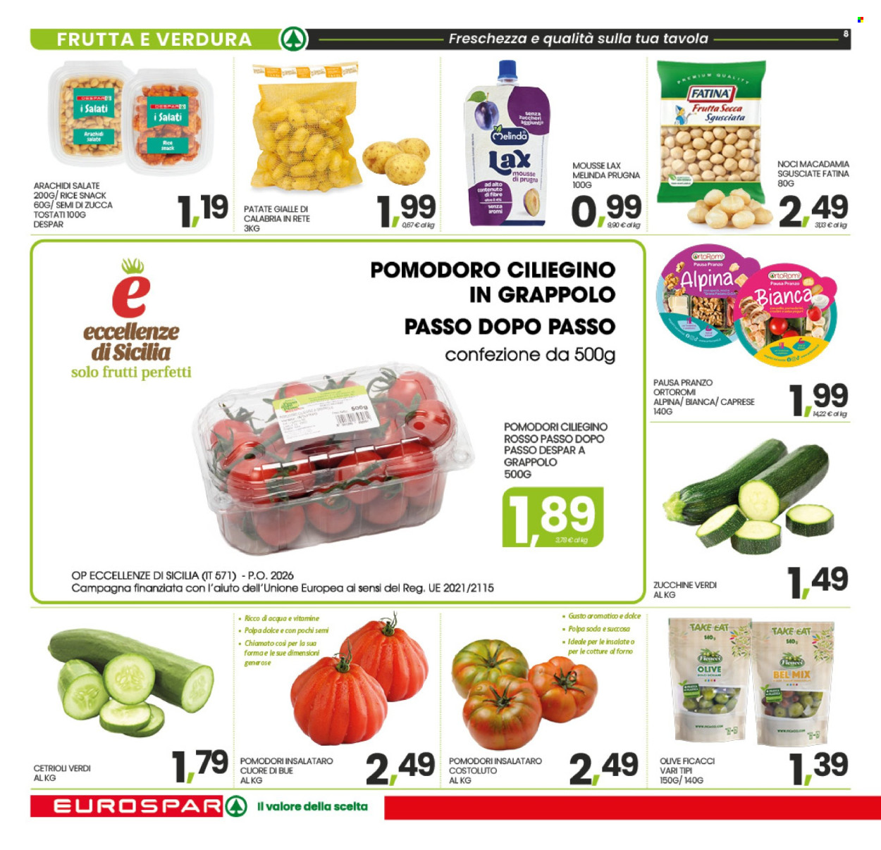 Volantino Eurospar - 29/6/2026 - 4/7/2026. Pagina 8