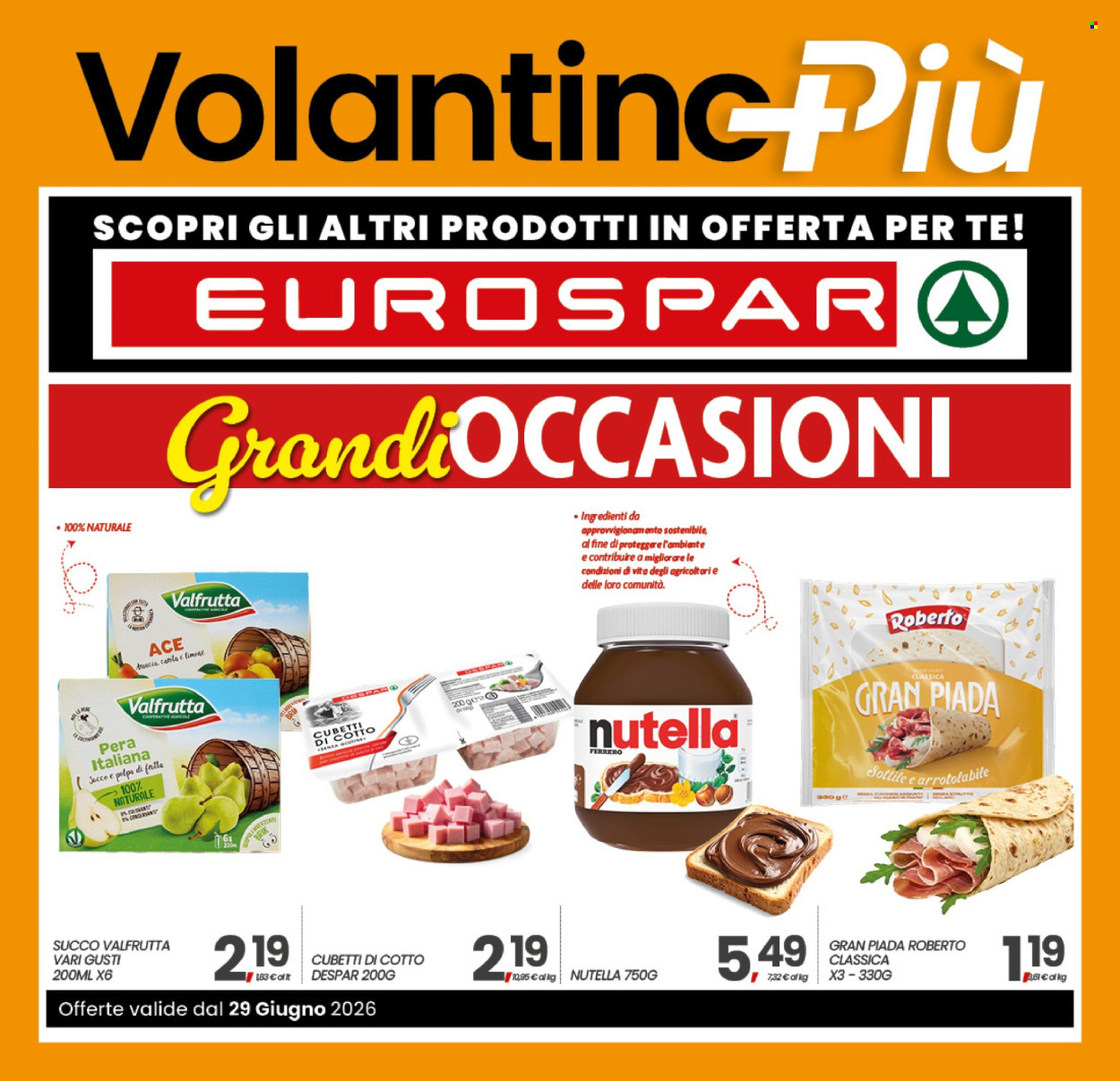 Volantino Eurospar - 29/6/2026 - 4/7/2026. Pagina 16