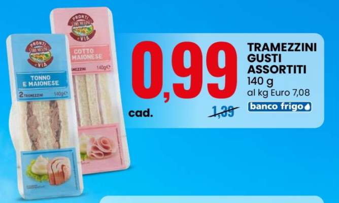 TRAMEZZINI GUSTI ASSORTITI