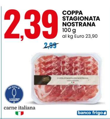 COPPA STAGIONATA NOSTRANA