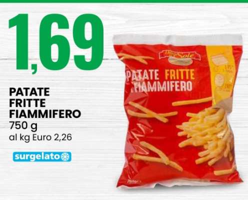 PATATE FRITTE FIAMMIFERO