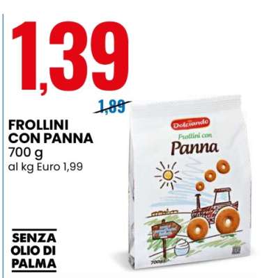 Frollini con Panna