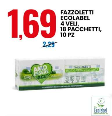 FAZZOLETTI ECOLABEL