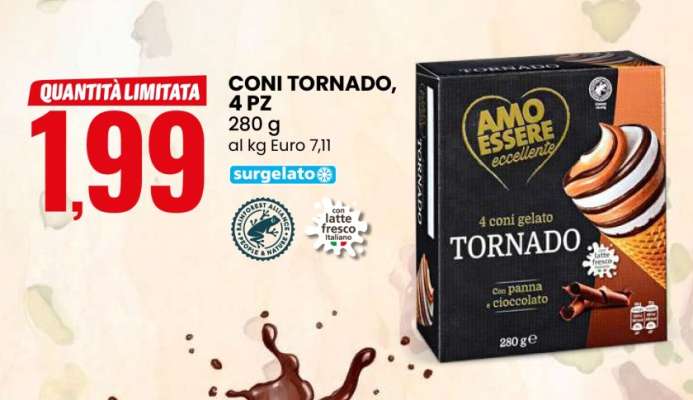 CONI TORNADO, 4 PZ