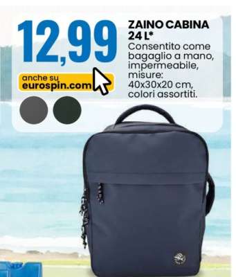 ZAINO CABINA 24 L
