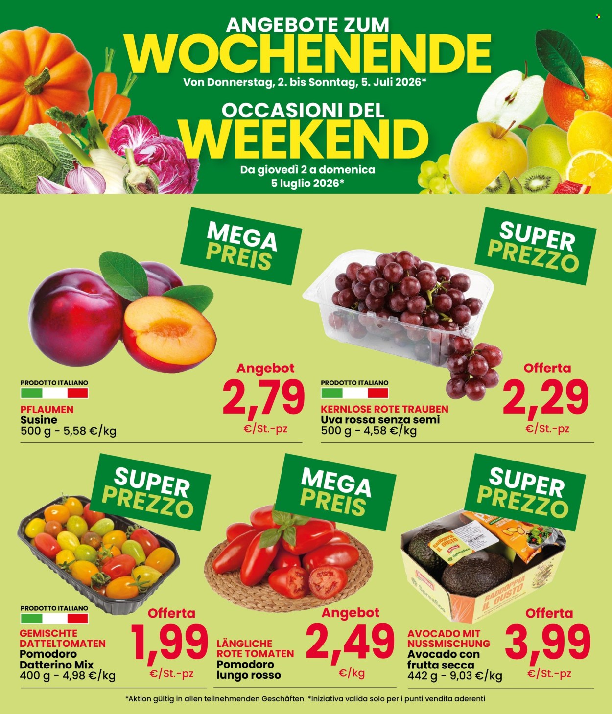 Volantino Eurospar - 2/7/2026 - 5/7/2026. Pagina 2
