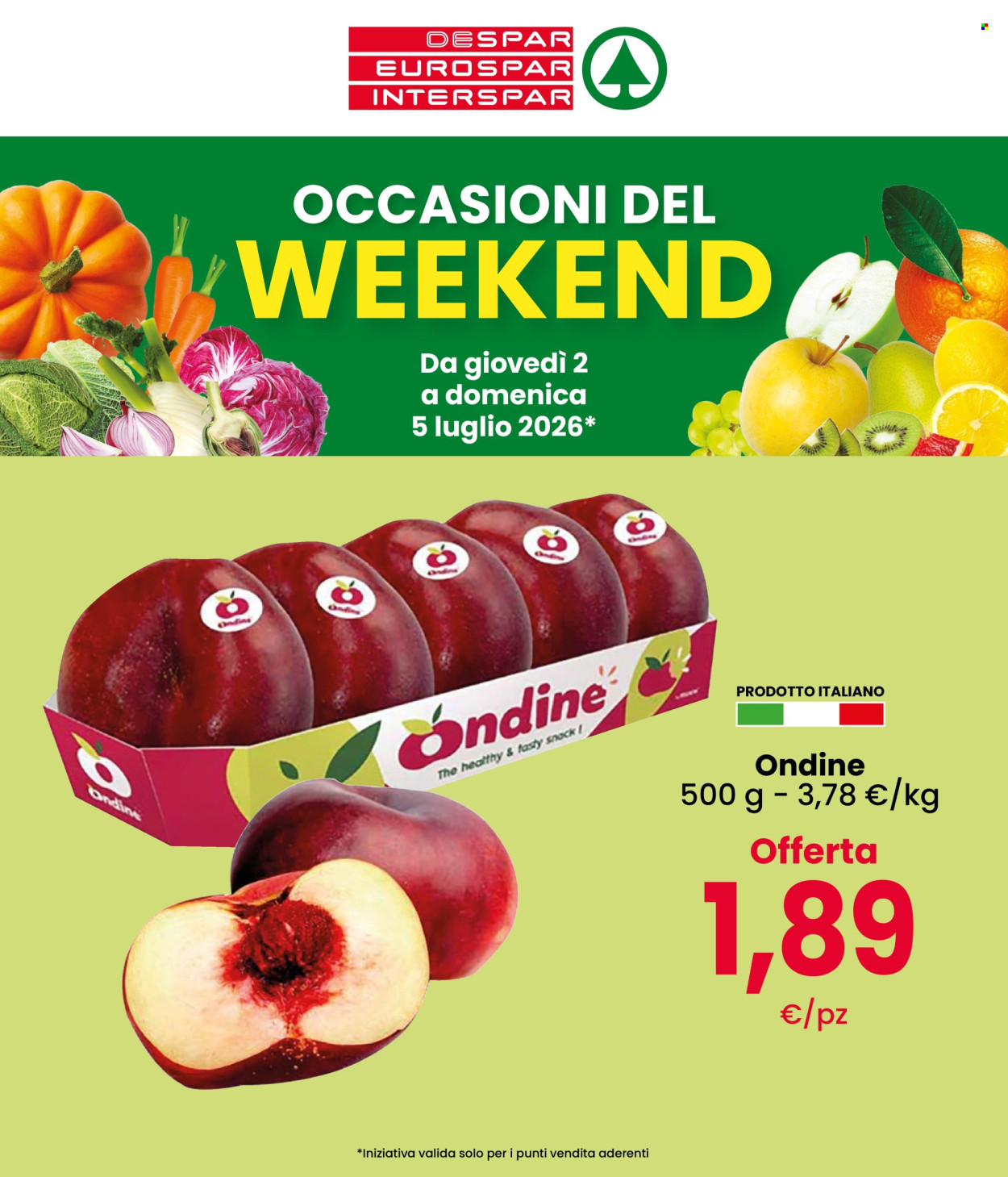 Volantino Despar - 2/7/2026 - 5/7/2026. Pagina 1