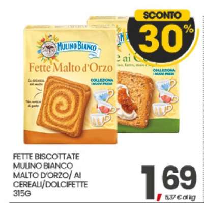 Fette Biscottate Mulino Bianco