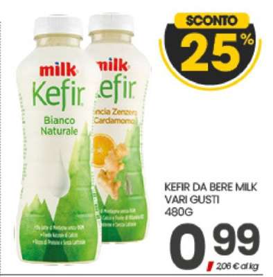 KEFIR DA BERE MILK VARI GUSTI