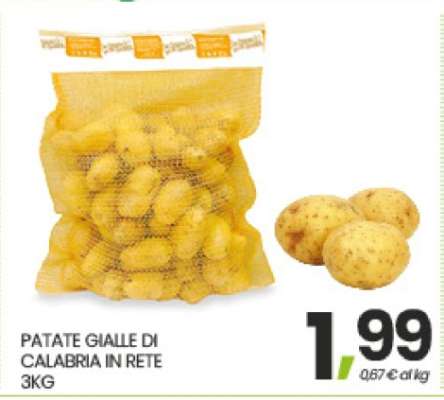 PATATE GIALLE DI CALABRIA IN RETE 3KG