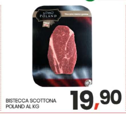 BISTECCA SCOTTONA POLAND AL KG